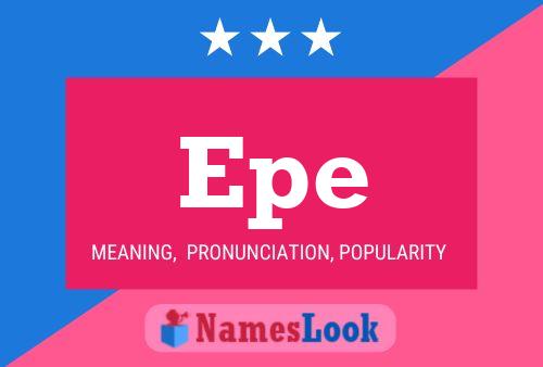 Epe Name Poster