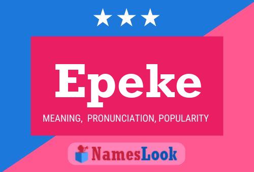 Epeke Name Poster