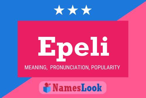 Epeli Name Poster