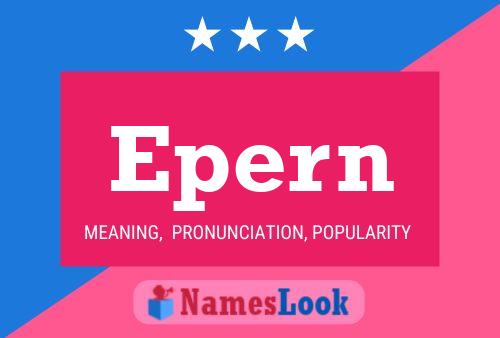 Epern Name Poster