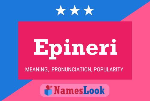 Epineri Name Poster