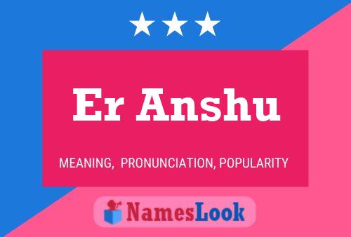 Er Anshu Name Poster