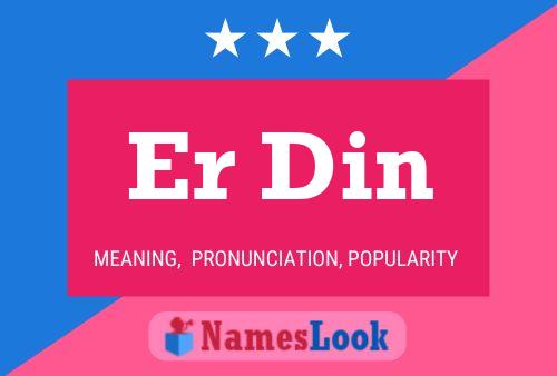 Er Din Name Poster