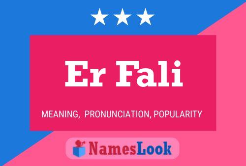 Er Fali Name Poster