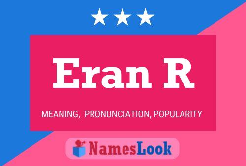 Eran R Name Poster