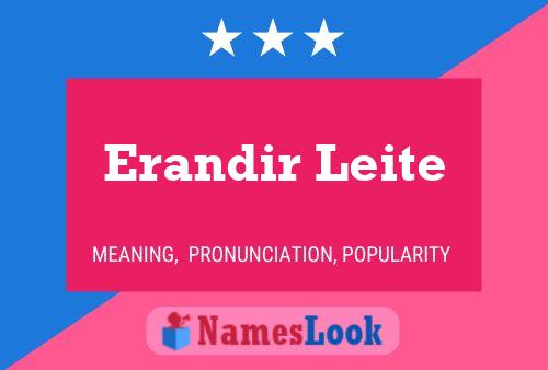 Erandir Leite Name Poster