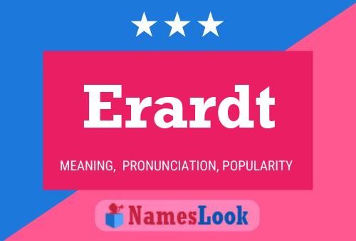 Erardt Name Poster