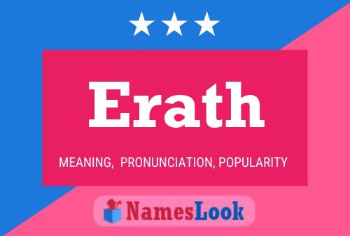 Erath Name Poster