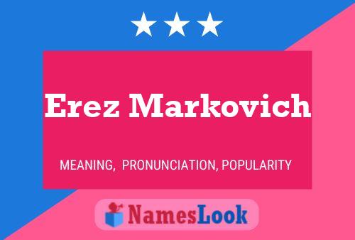 Erez Markovich Name Poster