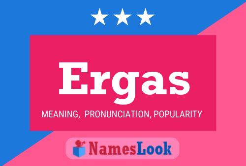 Ergas Name Poster