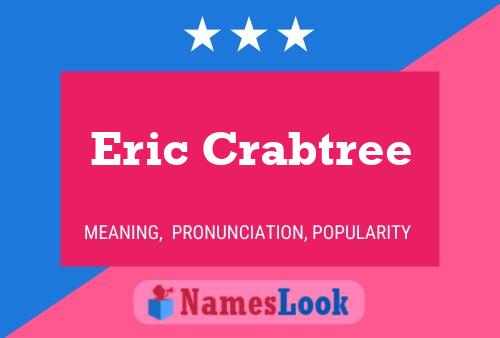 Eric Crabtree Name Poster