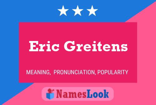 Eric Greitens Name Poster