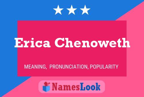 Erica Chenoweth Name Poster