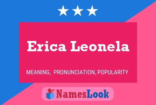 Erica Leonela Name Poster