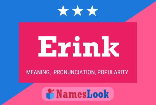 Erink Name Poster