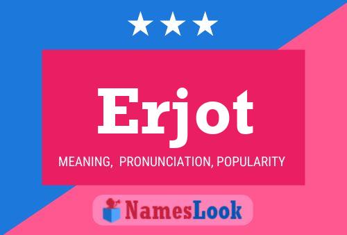 Erjot Name Poster