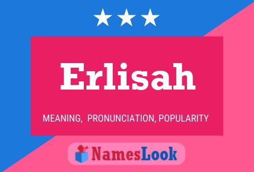 Erlisah Name Poster