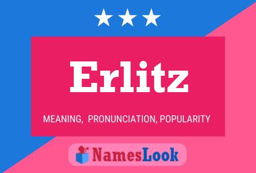 Erlitz Name Poster