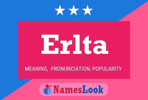 Erlta Name Poster