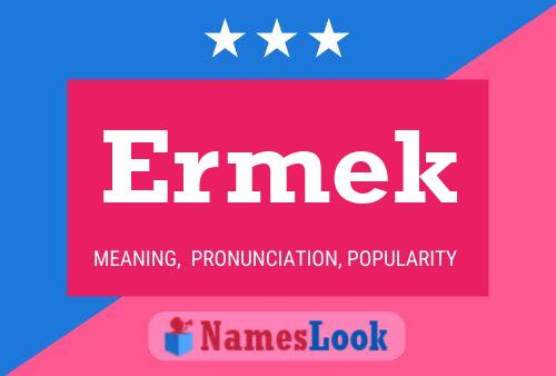 Ermek Name Poster