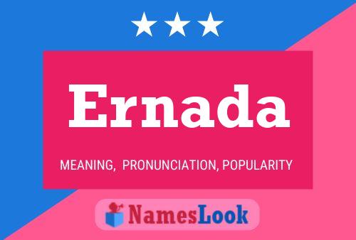 Ernada Name Poster