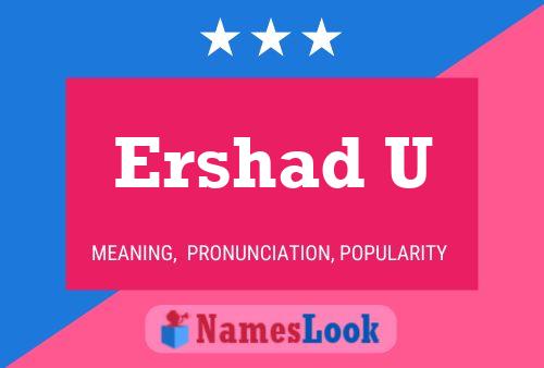 Ershad U Name Poster