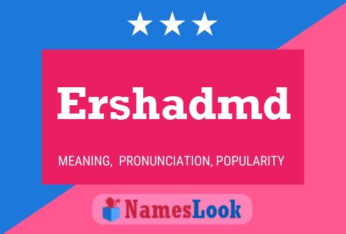 Ershadmd Name Poster