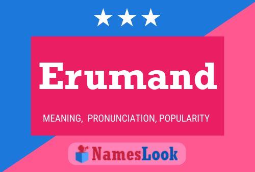 Erumand Name Poster