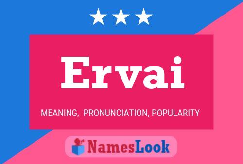 Ervai Name Poster