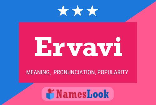 Ervavi Name Poster