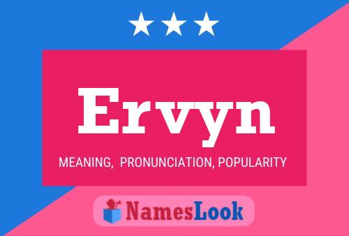 Ervyn Name Poster