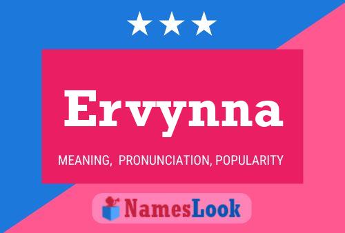 Ervynna Name Poster