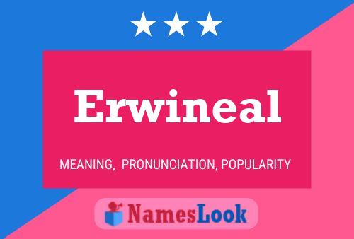 Erwineal Name Poster