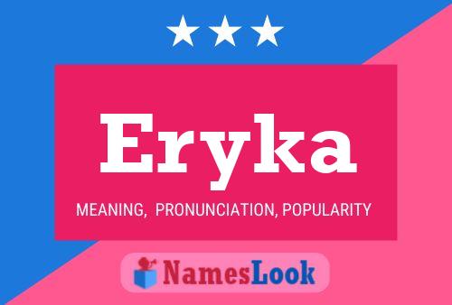 Eryka Name Poster