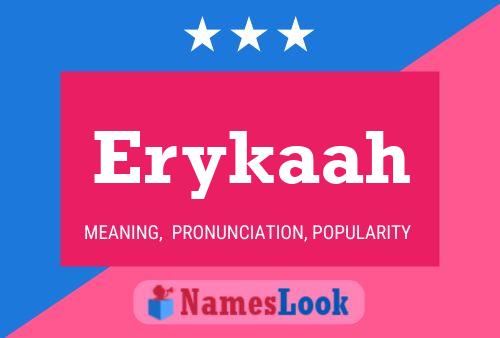 Erykaah Name Poster