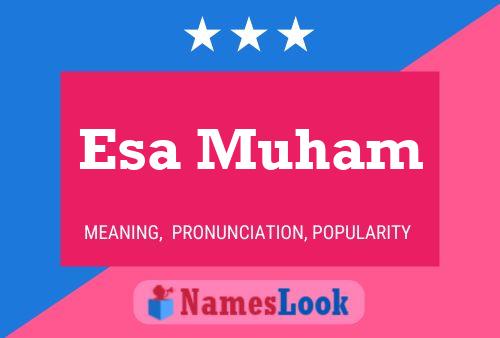 Esa Muham Name Poster