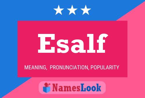 Esalf Name Poster