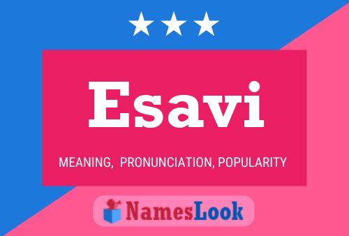 Esavi Name Poster