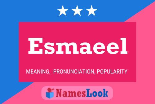 Esmaeel Name Poster