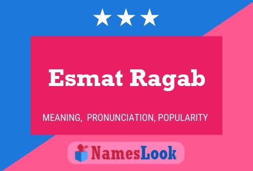 Esmat Ragab Name Poster