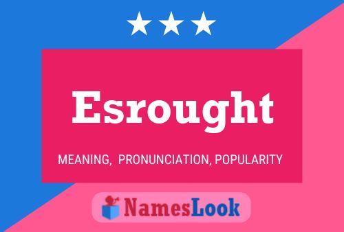 Esrought Name Poster