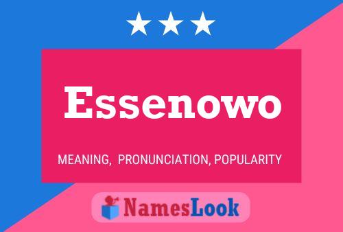 Essenowo Name Poster