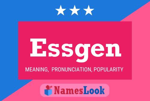 Essgen Name Poster