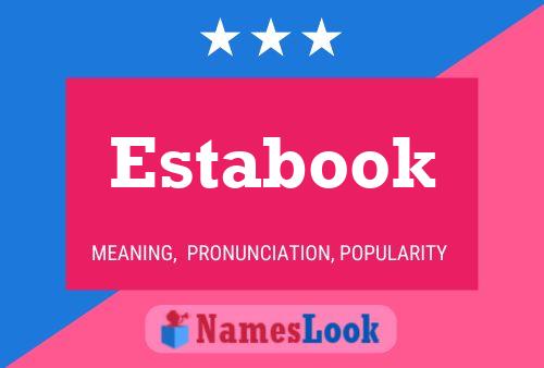 Estabook Name Poster