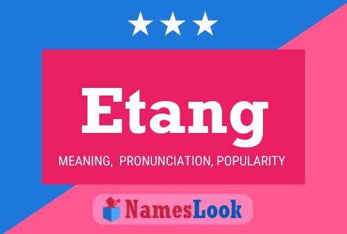 Etang Name Poster