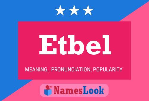 Etbel Name Poster