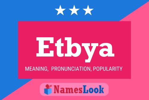 Etbya Name Poster