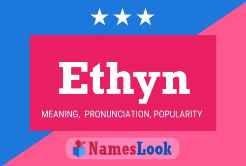 Ethyn Name Poster