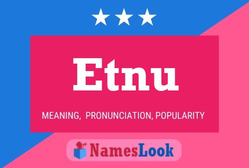 Etnu Name Poster