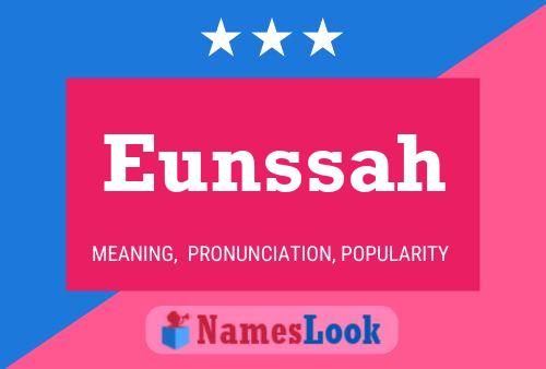 Eunssah Name Poster